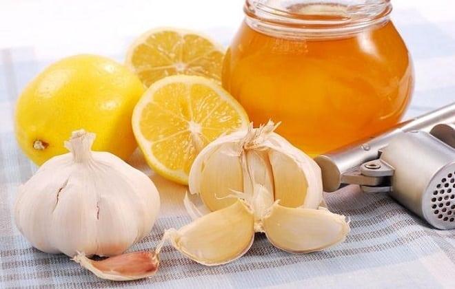 лимон чеснок и мед
